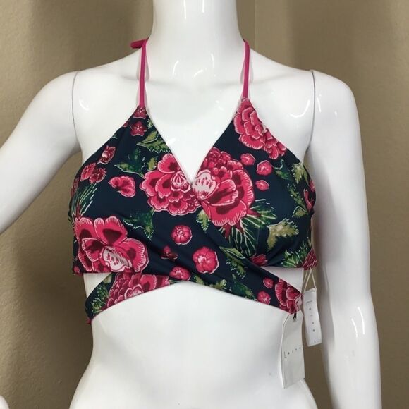 Leith Reversible Wrap Bikini Top (D9) - Picture 1 of 6